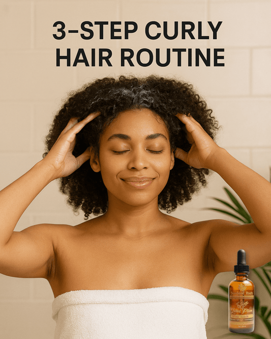 The 3-Step Curly Routine - Sunshine Roots