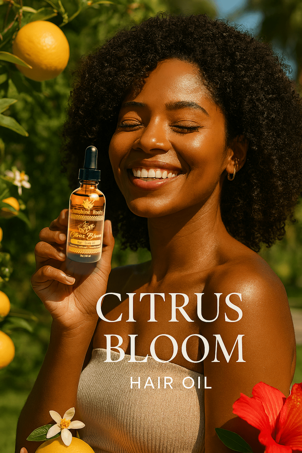 Citrus Bloom Hair & Scalp Oil - Sunshine Roots