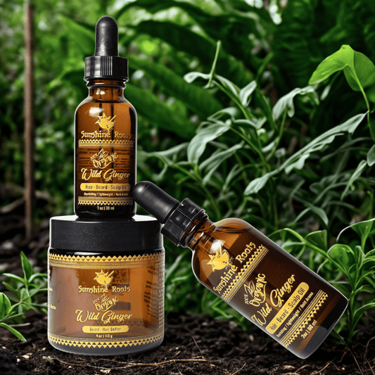 Wild Ginger Hair & Beard Oil — 2 oz - Sunshine Roots
