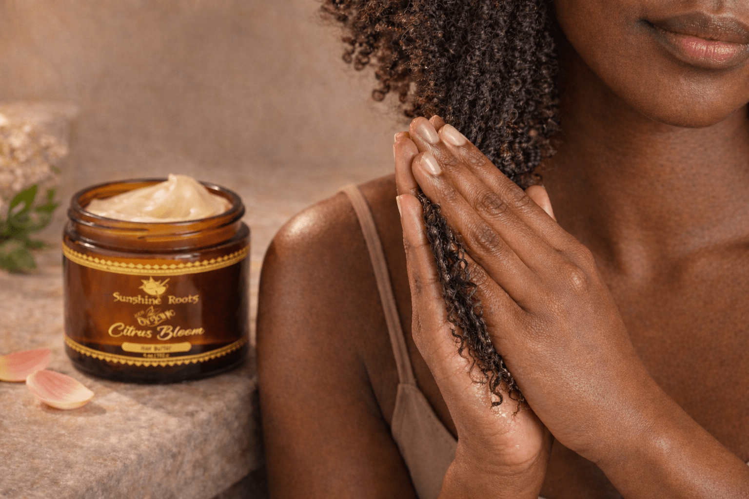 Citrus Bloom Whipped Hair Butter - Sunshine Roots