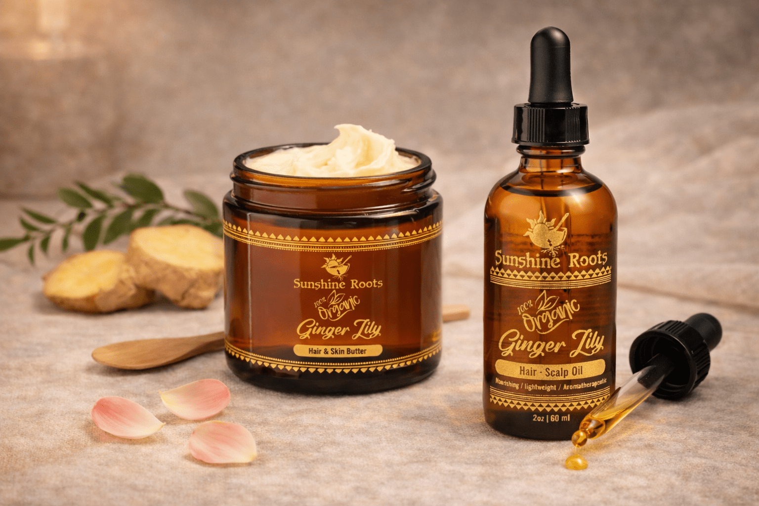 Ginger Lily Hair Oil - Sunshine Roots