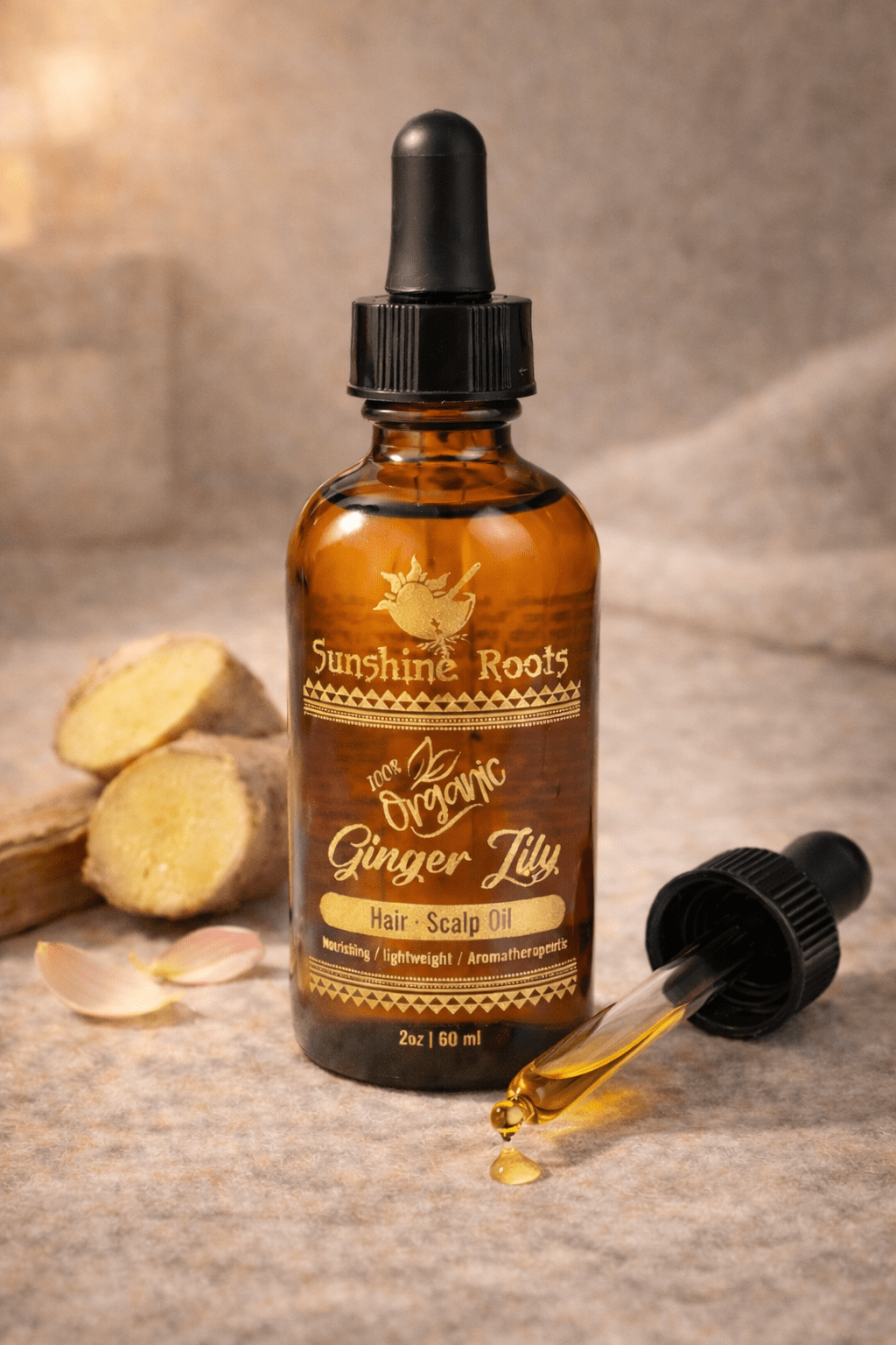 Ginger Lily Hair Oil - Sunshine Roots