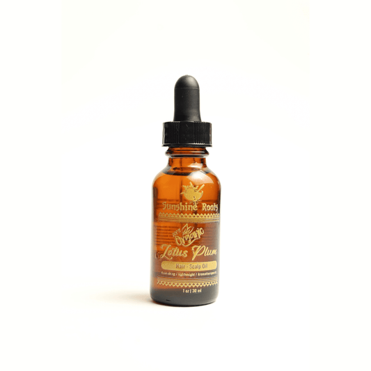 Lotus Plum Hair Oil — 1 oz - Sunshine Roots