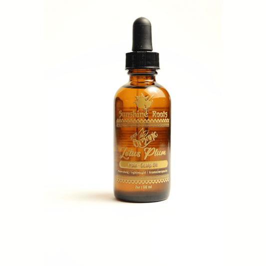 Lotus Plum Hair Oil — 2 oz - Sunshine Roots