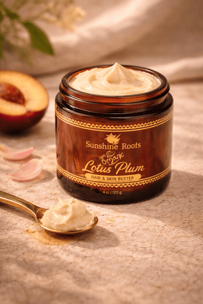 Lotus Plum Whipped Hair Butter - Sunshine Roots