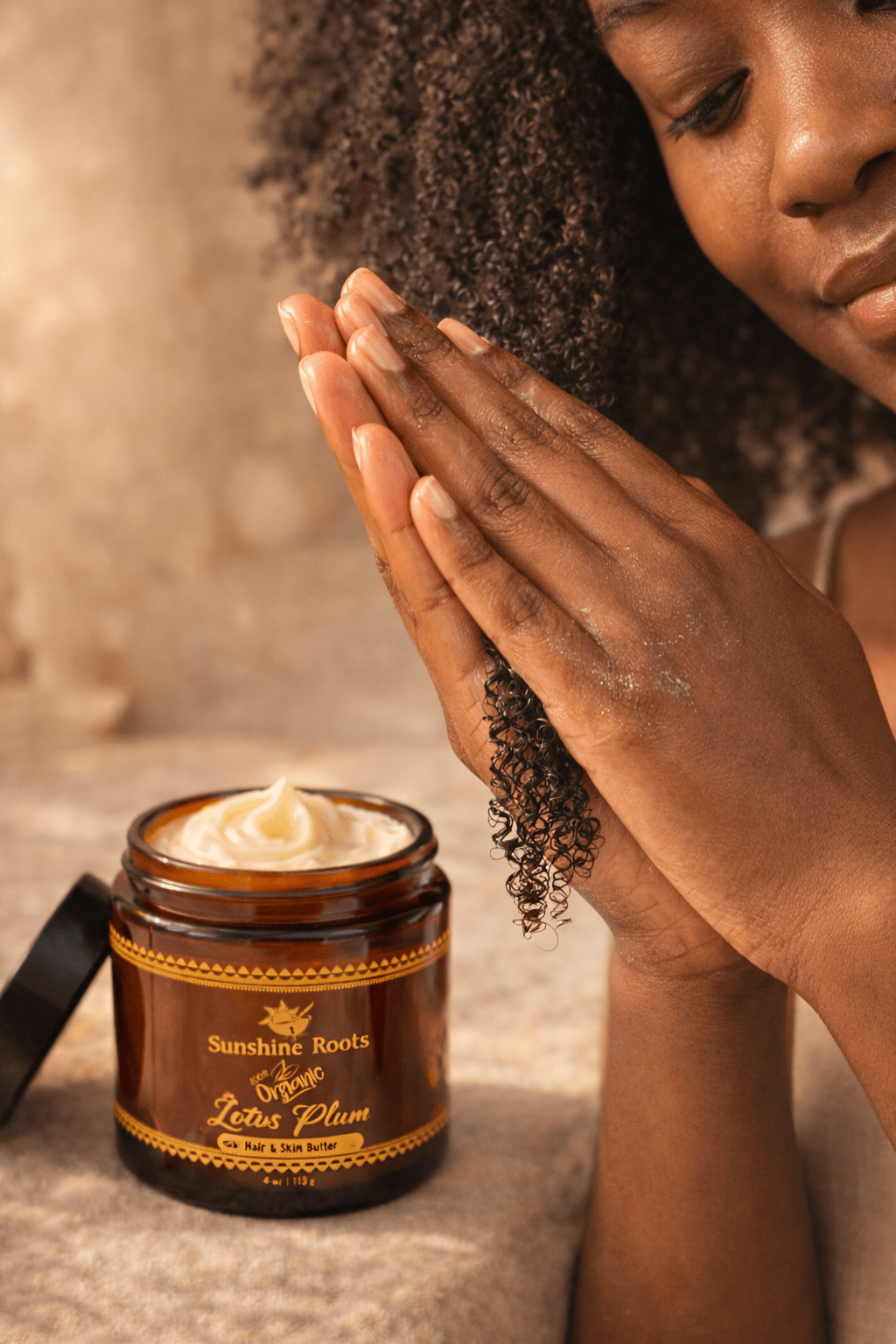 Lotus Plum Whipped Hair Butter - Sunshine Roots