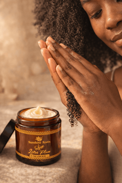 Lotus Plum Whipped Hair Butter - Sunshine Roots