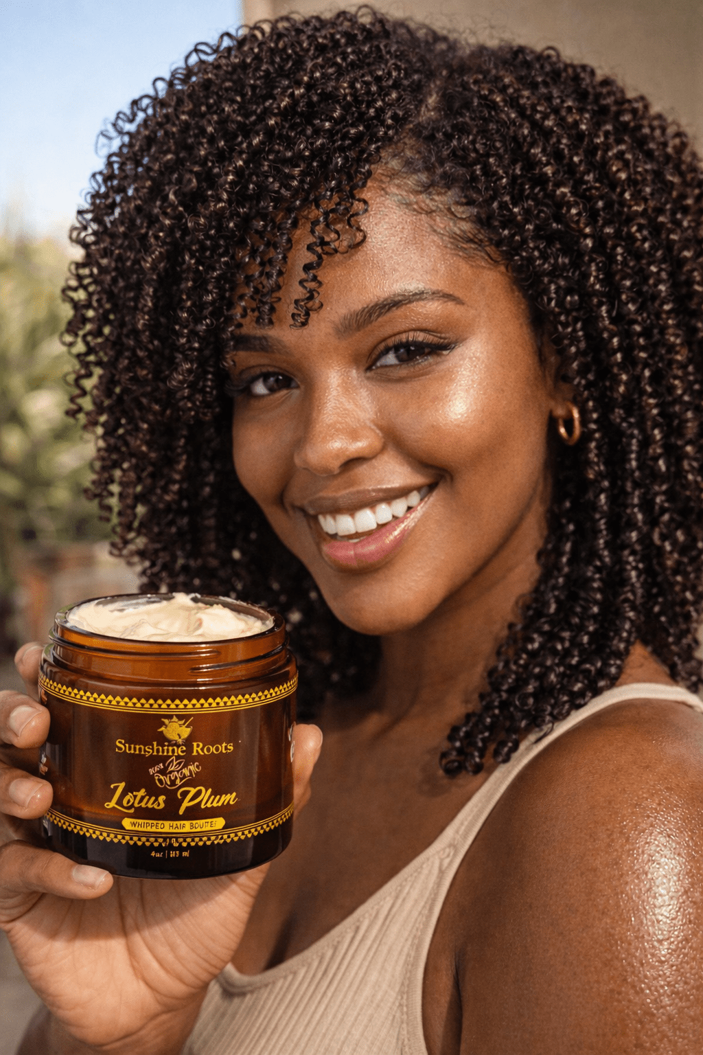 Lotus Plum Whipped Hair Butter - Sunshine Roots