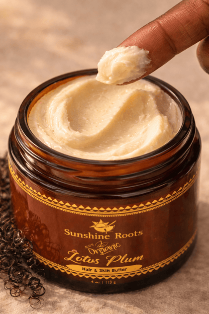 Lotus Plum Whipped Hair Butter - Sunshine Roots