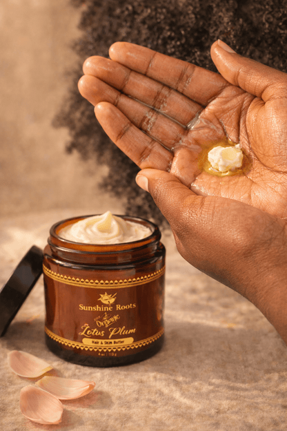 Lotus Plum Whipped Hair Butter - Sunshine Roots