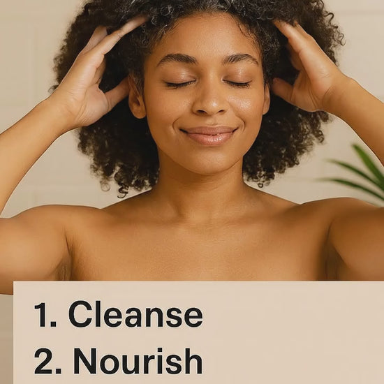 3 quick steps for soft, shiny texture