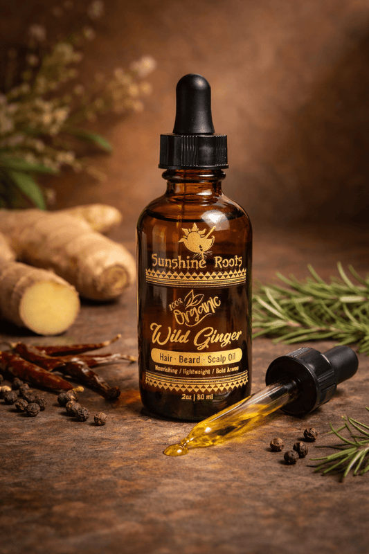 Wild Ginger Hair & Beard Oil - Sunshine Roots
